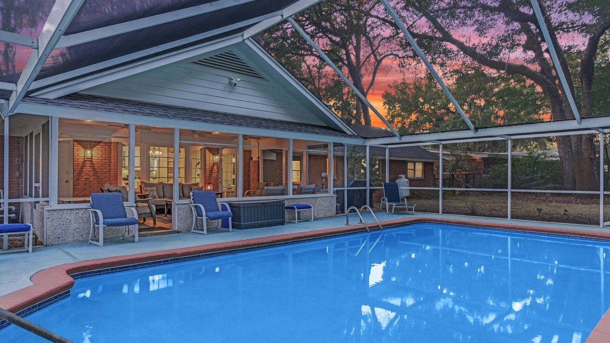 Jekyll Island House | Sunset views~Marsh trails~Bikes~Dedicated work space~Room for guests