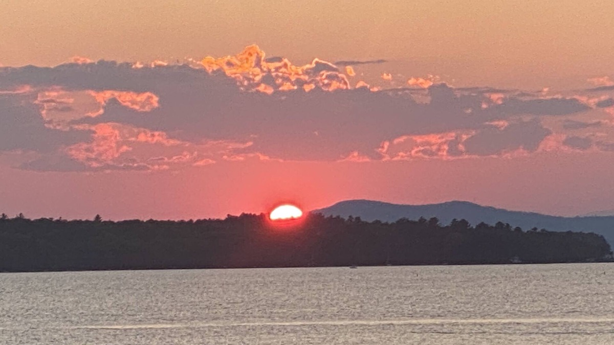 Standish House | Sunsets over Sebago Lake