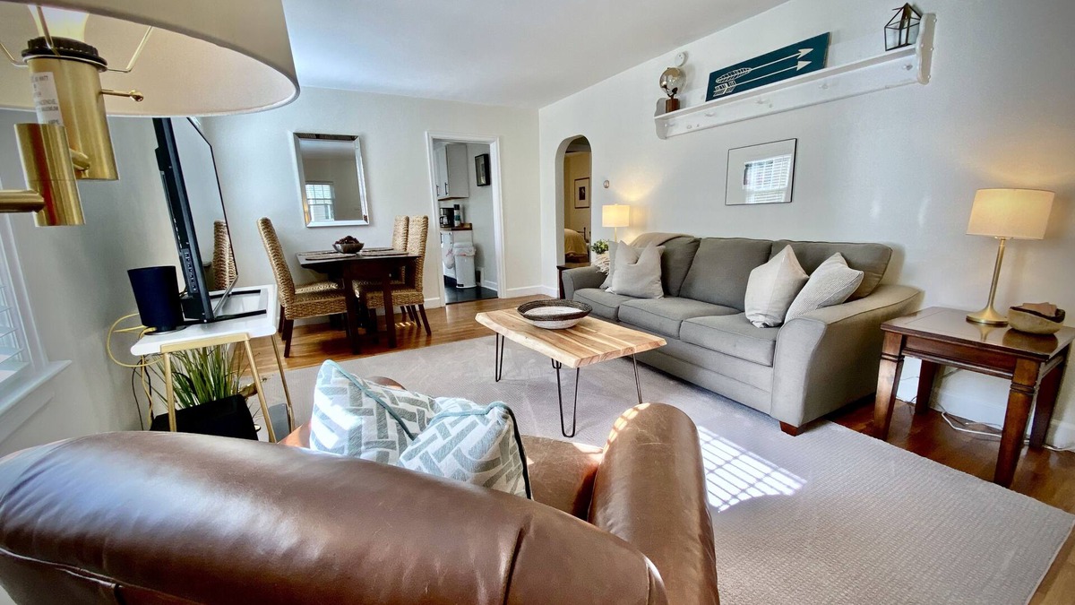 Spring Lake House | Super Cozy 2 Bedroom Home w/Large Yard, Fire Pit, Walk to Spring Lake Beach