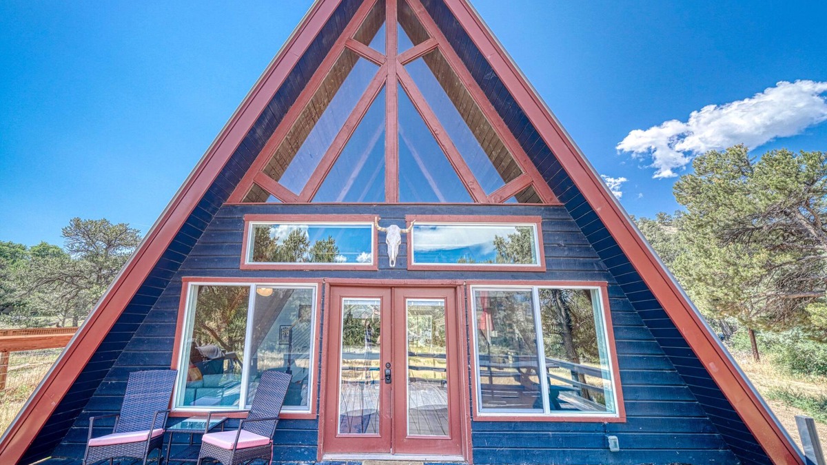 Howard Cabin | Super Cozy A-Frame in Howard, Colorado