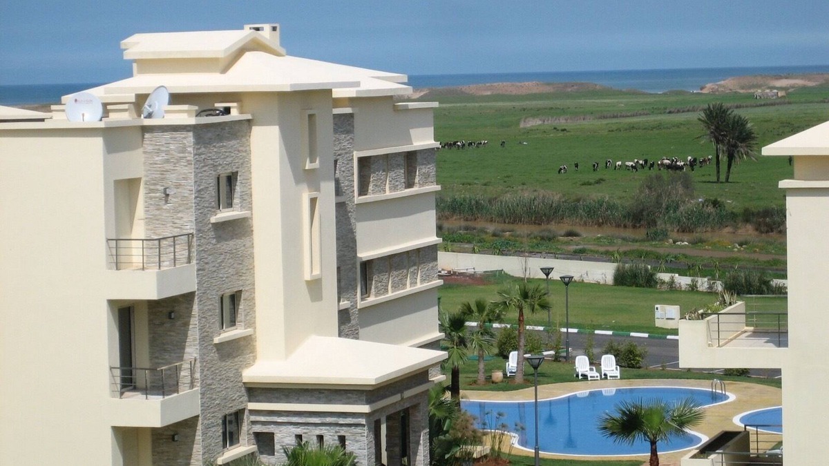 Cherrat Apartment | SUPERB 3 ROOMS 86m2 BELLA VISTA - BOUZNIKA - 300M BEACH. MOROCCO.