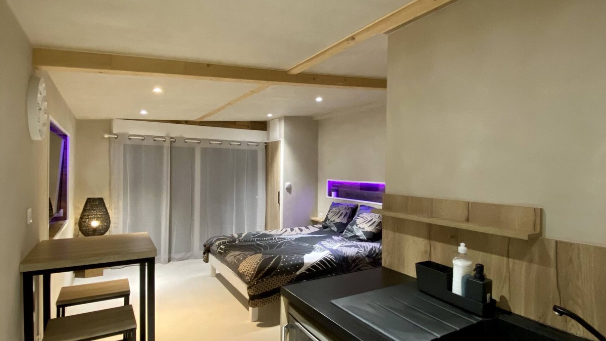 Foucherans Apartment | Superb furnished studio 25M2 with terrace