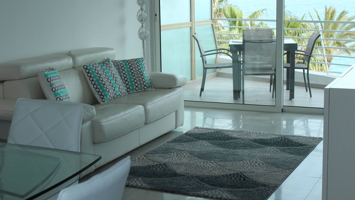 Cros-de-Cagnes Apartment | Superb Sea Front Apartment Sea View