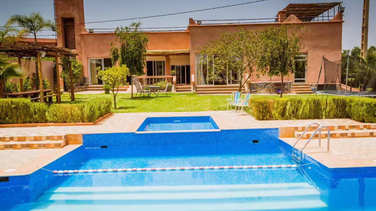 Ghmate Villa | Superb Villa Jnane Riad route Ourika, Marrakech