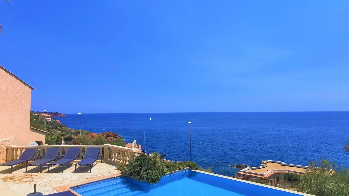 Antheor Villa | Superb villa with sea view, heated swimming pool, sandy beach 200 m away