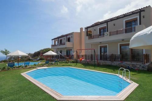 Triopetra Villa | Superior Crete Villa 2 Bedroom Villa Stefania Private Pool Sea View Triopetra