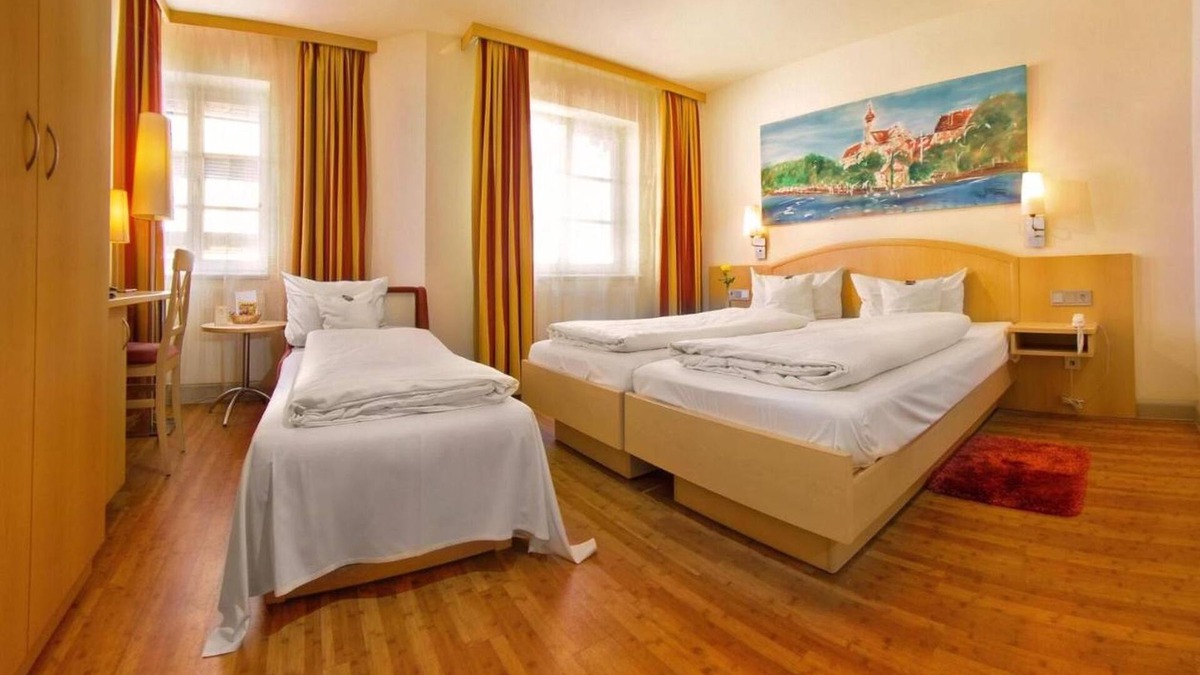 Ehingen Apartment | Superior triple room with shower and WC