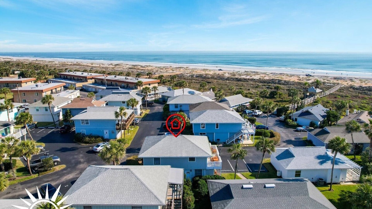 Surfcrest Village Cottage | Surf Crest Village 33 - 3 Bed, 2 Bath Cottage with Ocean View from 2nd Story.