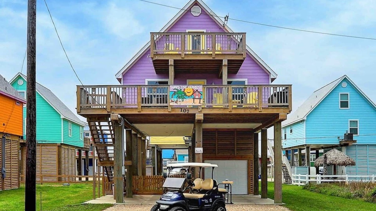 Surfside Beach House | 🌴Surfside Paradise#3-amazing views,golfcart🌴