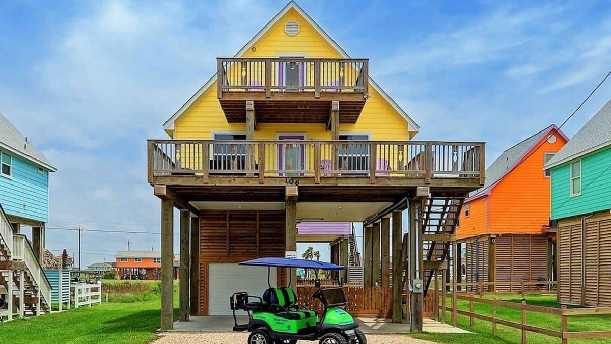 Surfside Beach House | 🌴Surfside Paradise #4-Great views-Golf Cart🌴