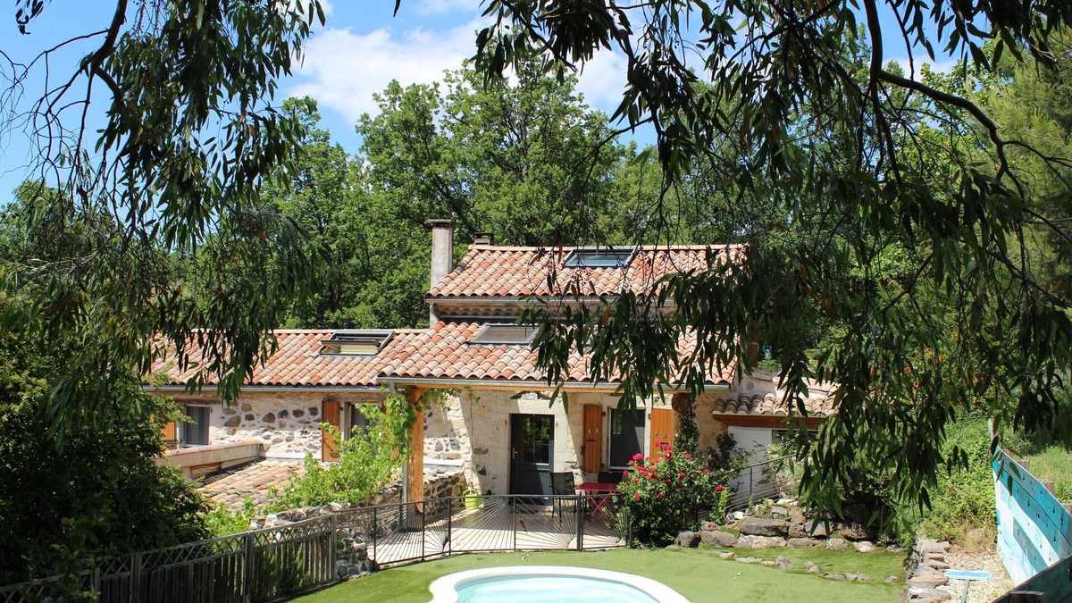 Lussas House | Surrounded by nature - gite for 2 with private pool