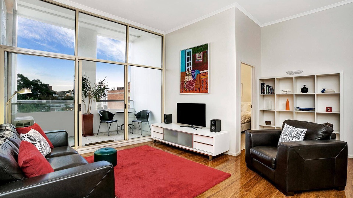 Surry Hills Apartment | Surry Hills- SHILL - Campbell Street - Spacious 2BR Warehouse Apartment with Balcony Pool in The Carlisle, Surry Hills