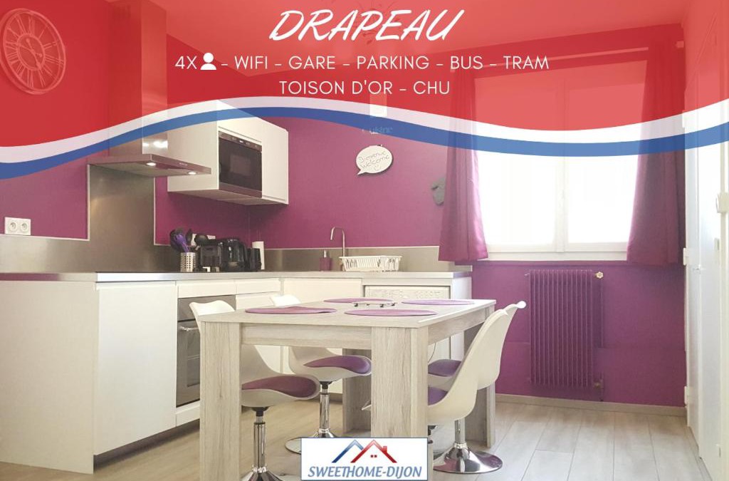 Maladiere Apartment | SWEETHOME DIJON - Drapeau