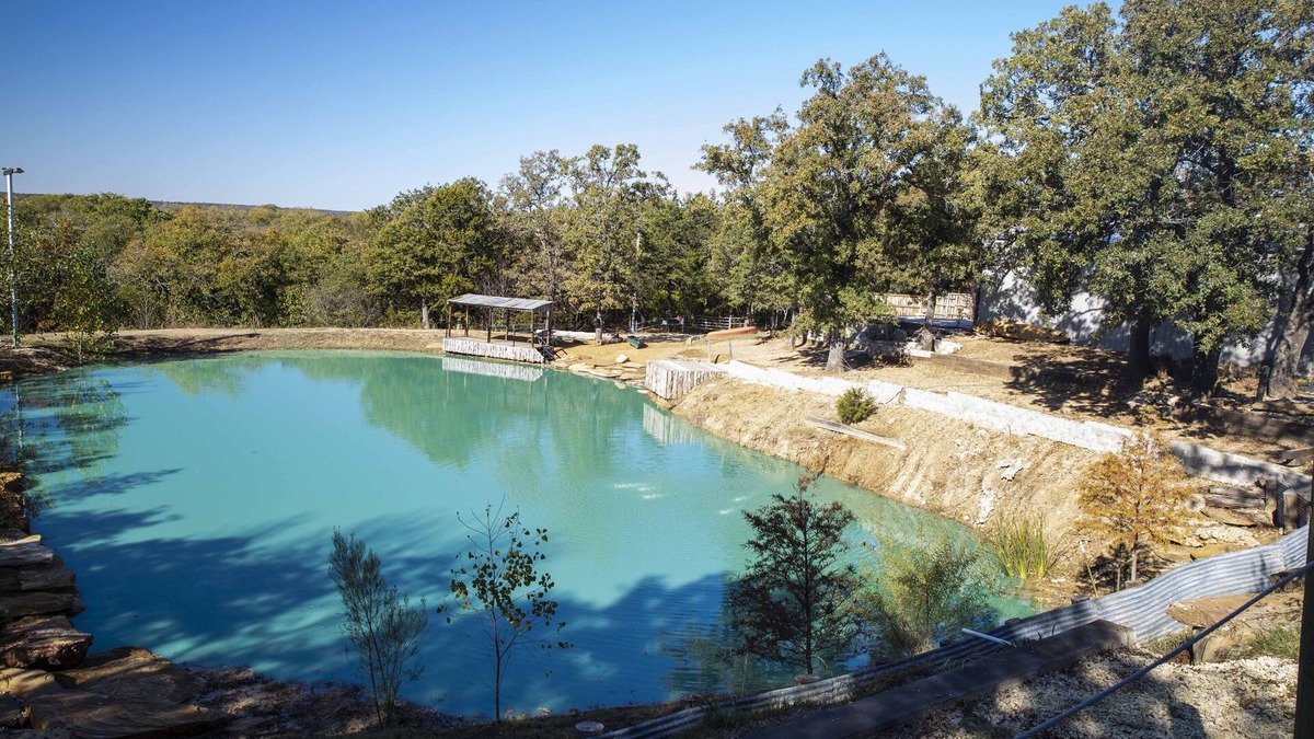 Whitesboro House | Swim at the Blue Lagoon - Fish, Hike, Swim, and more!