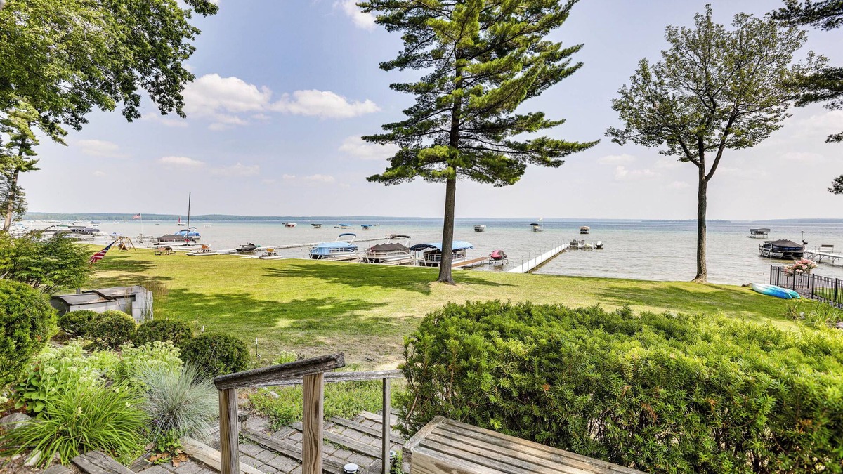 Higgins Lake House | Swim, Fish & Boat: House on Stunning Higgins Lake!