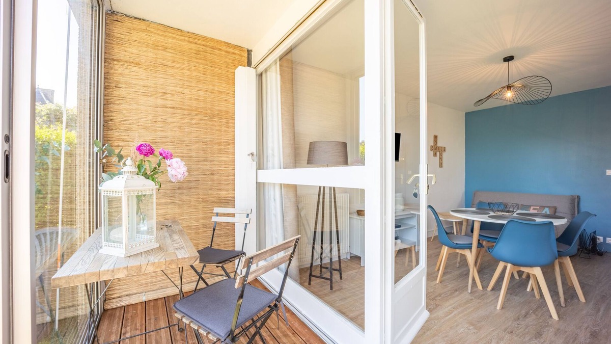 Luc-sur-Mer Apartment | Sword - Apt avec loggia et jardin proche plage