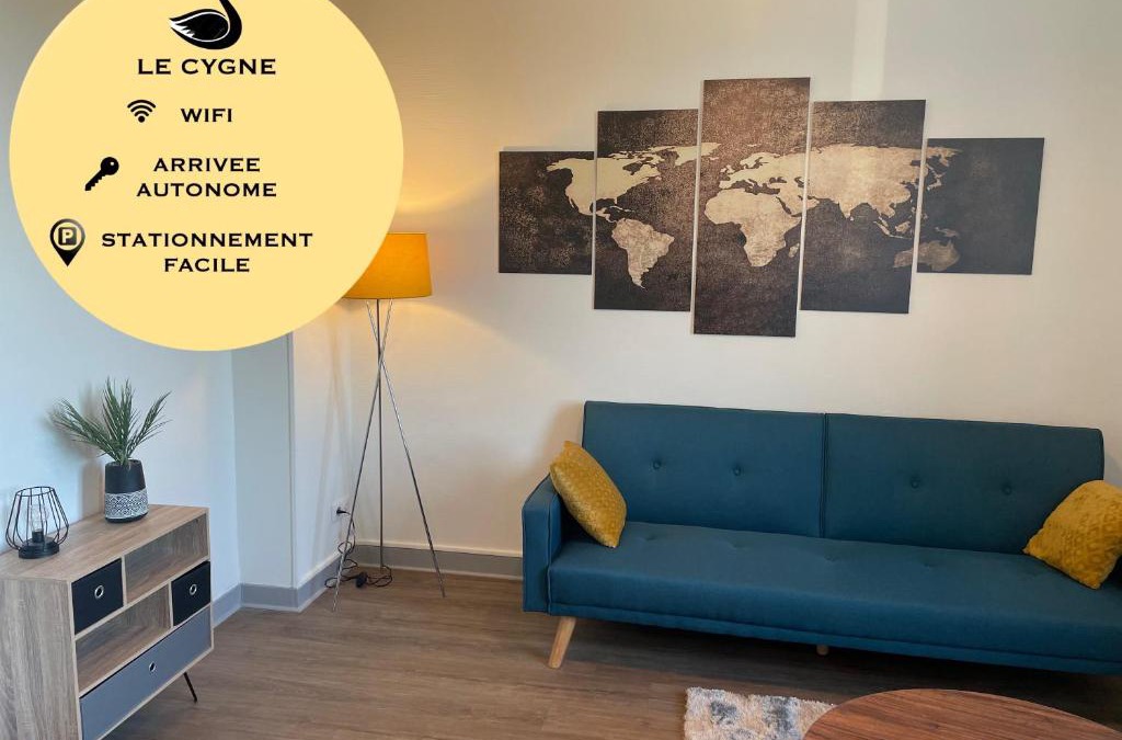 Bourges Apartment | T2 4 pers face gare SNCF Appart Hotel le Cygne 4