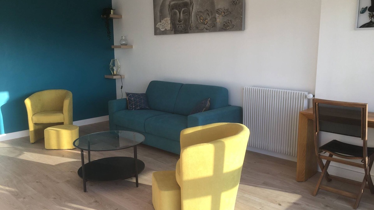 Gloriette - Feydeau Apartment | T2 42 m2 hyper center on the Loire with parking