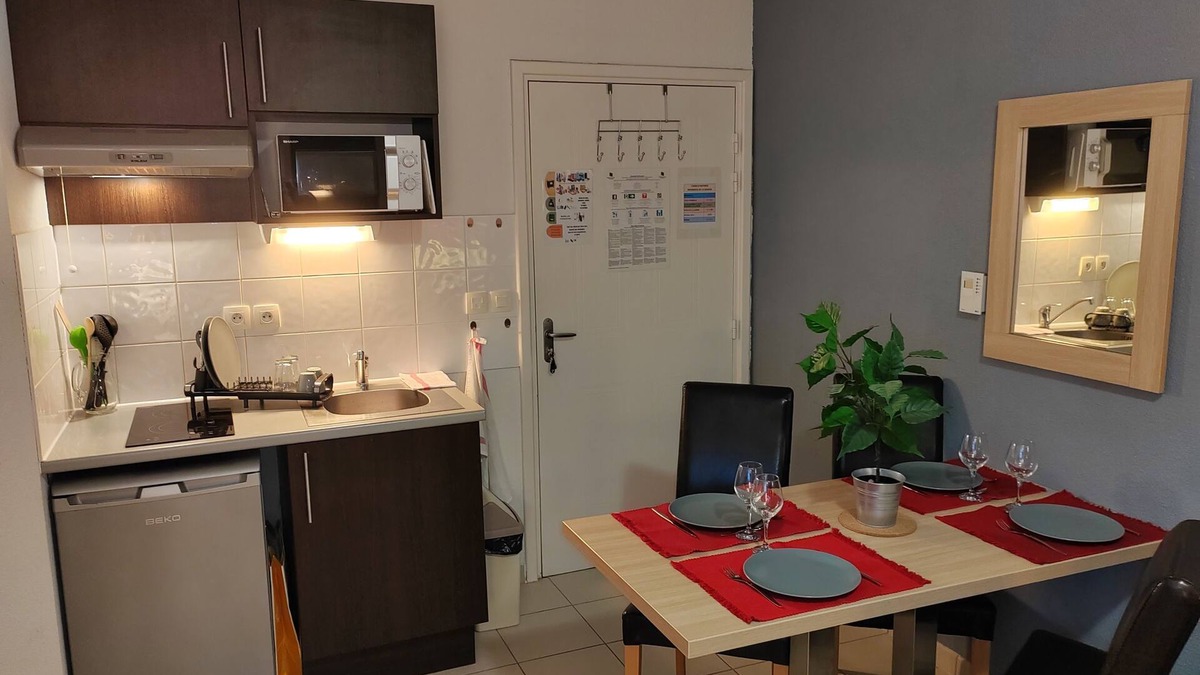 Salies-de-Bearn Apartment | T2 Balcon Dans Résidence Avec Piscine D80