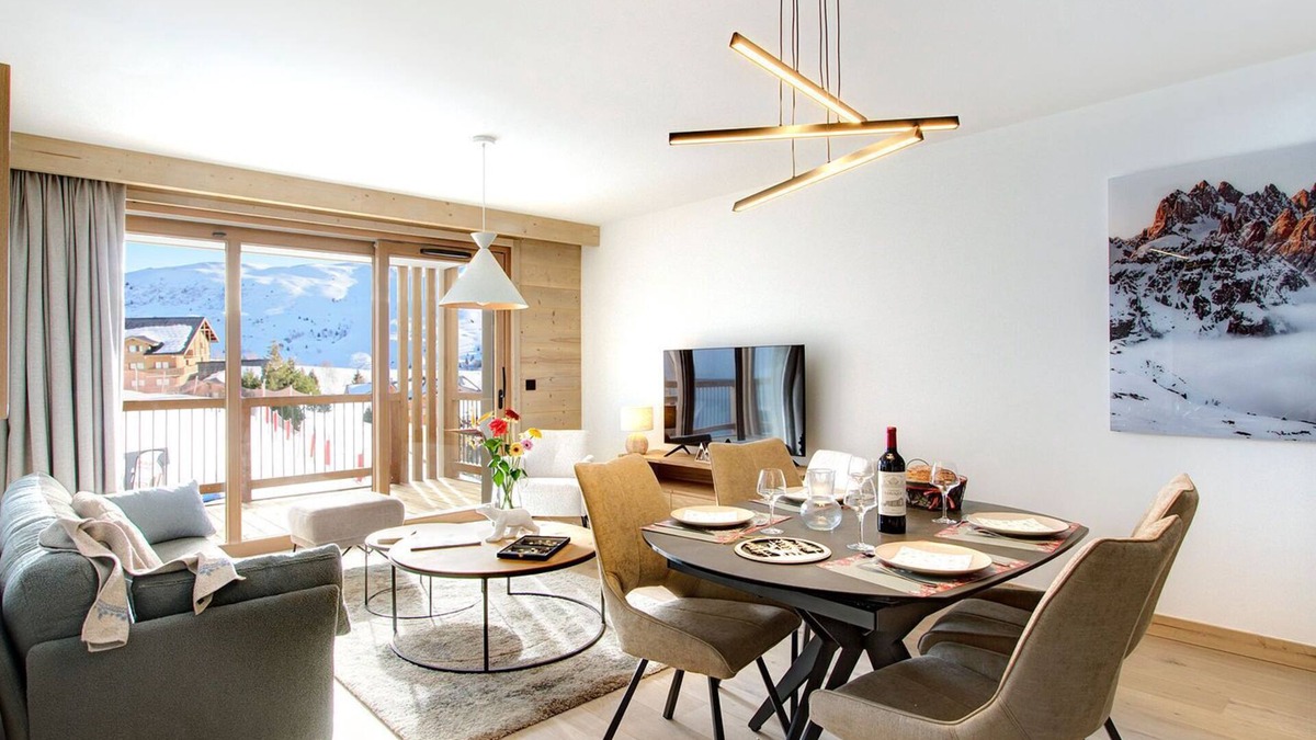 Bergers Condo | T3 de 70m² + TV | Ski aux pieds | Accès piscine