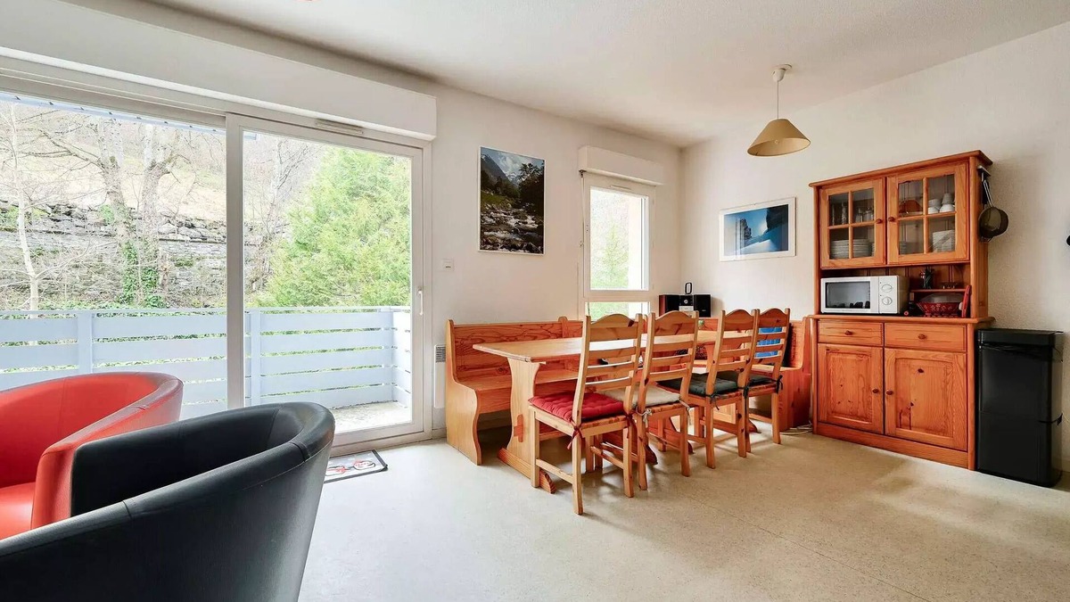 Sers Apartment | T3 mit WLAN im Zentrum von Barèges mit Bergblick
