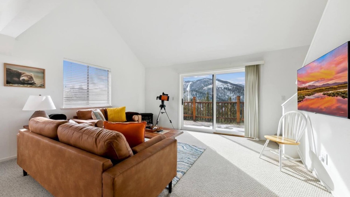 Tahoe Village House | Tahoe townhome with panoramic views, trails, parking, Heavenly access,