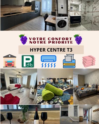Tain-l'Hermitage Apartment | Tain centre -T3- wine themed apartment
