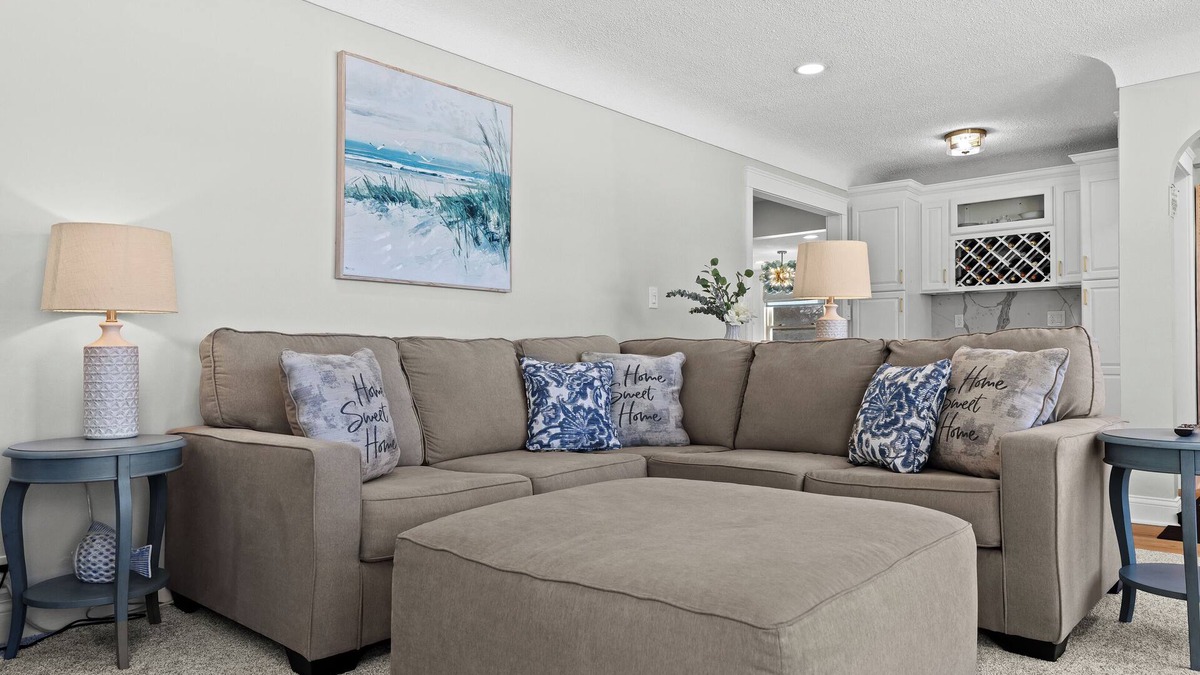 Oxford House | Tan Lake Oasis: Modern Lakefront w/Game Room, 2 min to Downtown Oxford