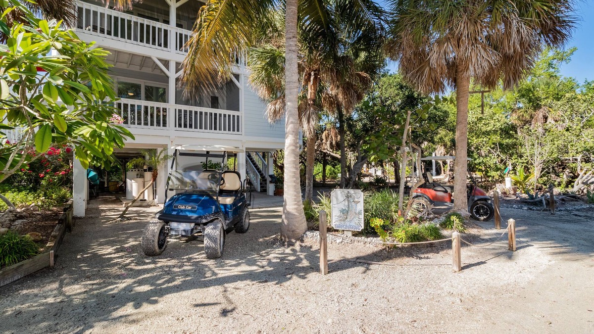 North Captiva House | TARPON COVE - Coastal island home on a golf cart only private island