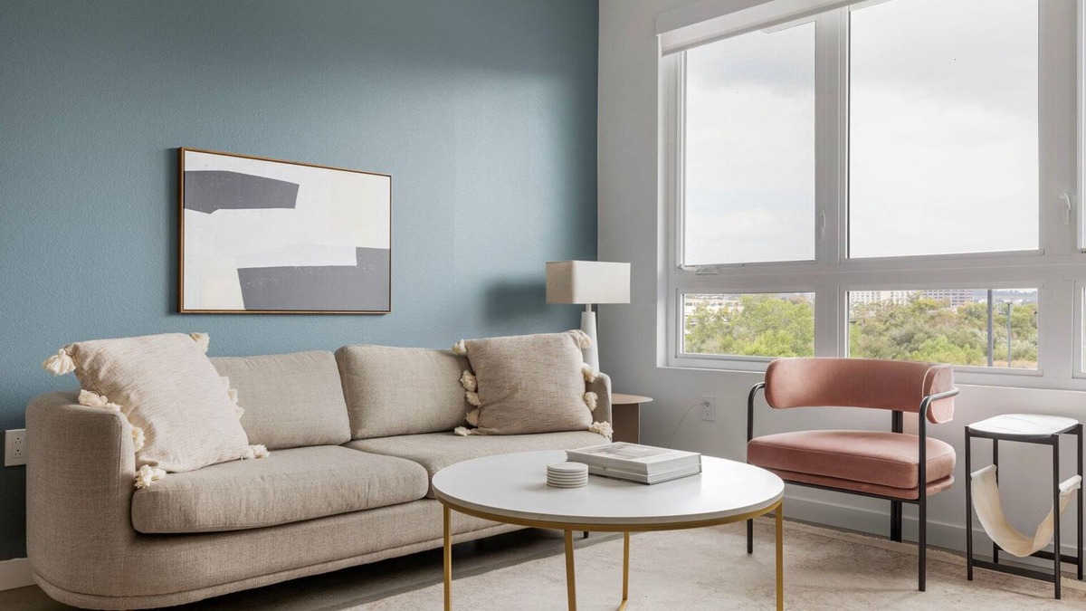 Mission Valley Apartment | Tasteful Mission Valley 1BR w/Gym, Pool & Spa, nr Bars, by Blueground