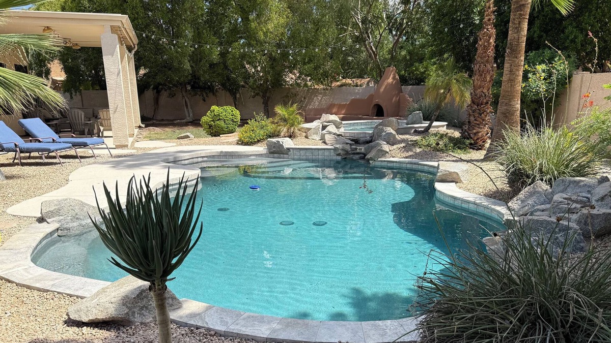 Warner Ranch House | Tempe Oasis with Spa/Heated Pool! Preferred home by the AZ Cardinals.