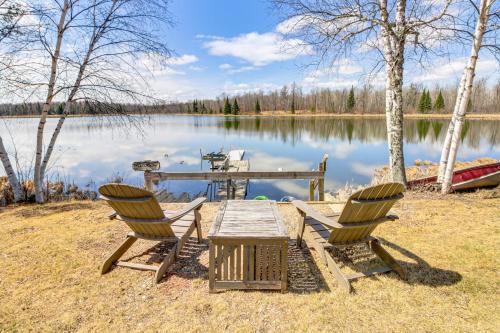 Puposky House | Tenstrike Lake House on 60 Acres Hike and Fish!