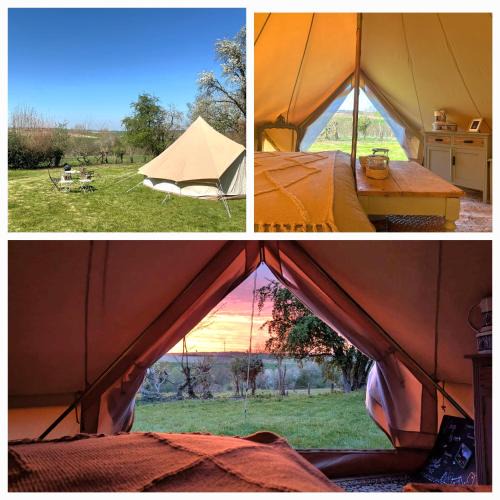 Fosses-La-Ville Other | Tente glamping "bluebird" à la Ferme de la Chevêche