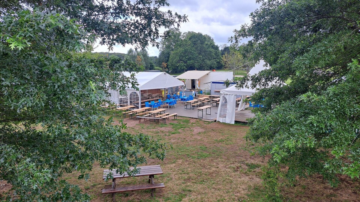 Autet Cabin | Tente Lodge a la Plage à Autet