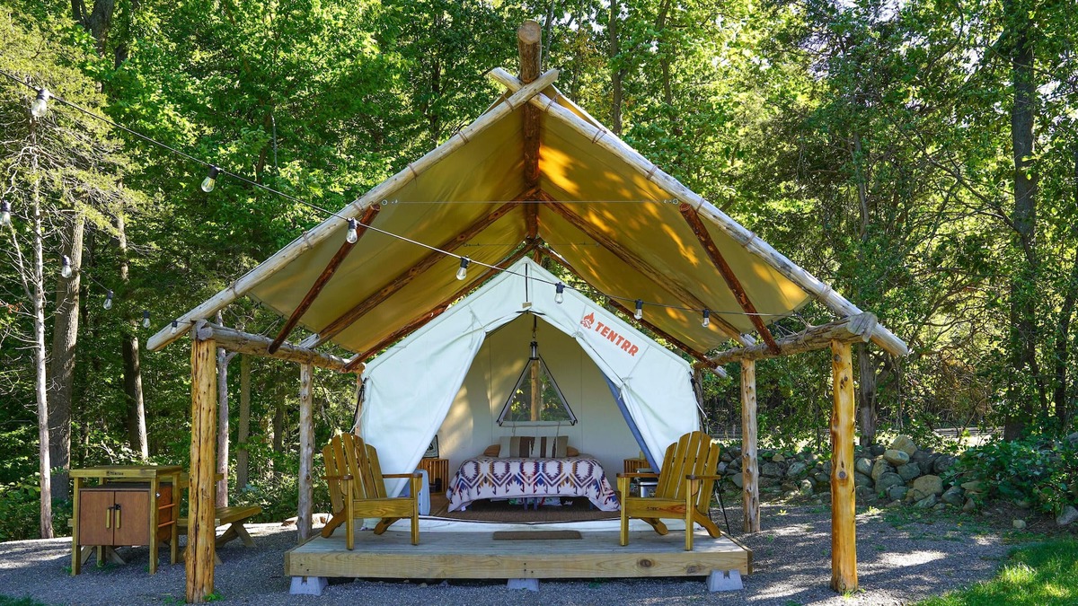 Vernon RV Rental | Tentrr Signature Site - Appalachian Trail Hilltop Hideaway - Coleman Cooking Sit