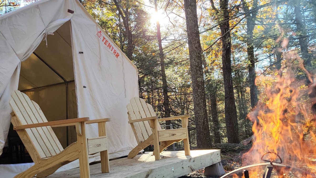 Sparrow Bush RV Rental | Tentrr Signature Site - Shady Pines Campsite