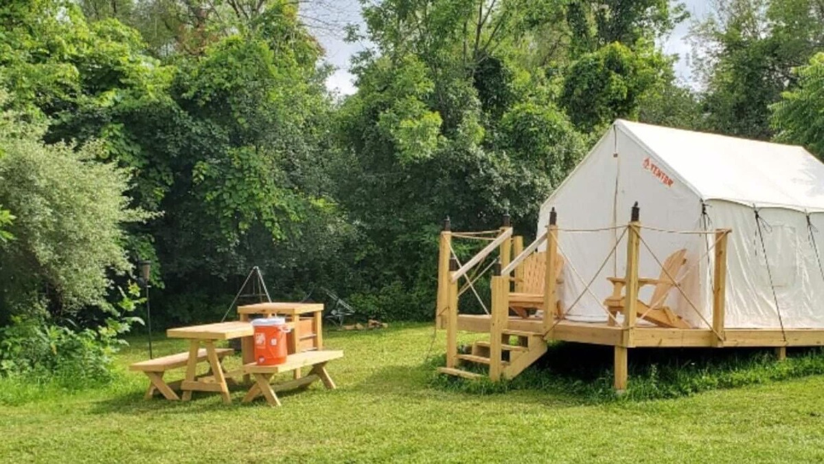 Rock Stream RV Rental | Tentrr Signature Site - Beerocracy Empire Signature Site