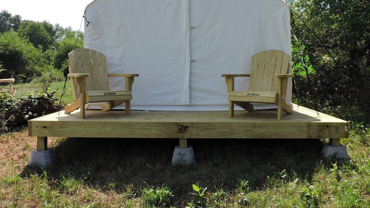Town of Marbletown RV Rental | Tentrr Signature Site - Orchard Tent Overlooking Mohonk Golden Russet