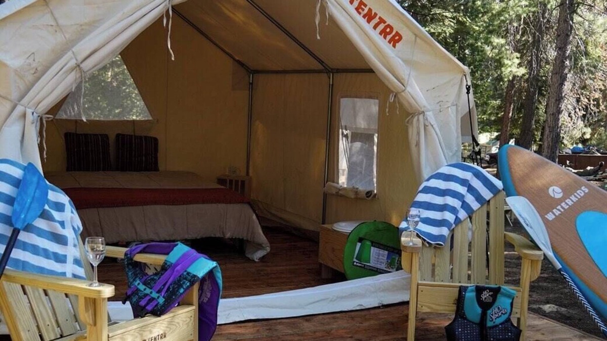 Tahoe Vista RV Rental | Tentrr Signature Site - Tahoe Vista Forest - Ceder Camp Site