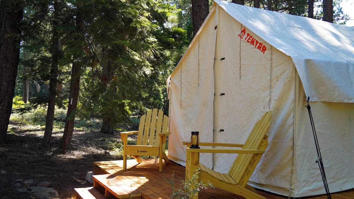 Tahoe Vista RV Rental | Tentrr Signature Site - Tahoe Vista Forest - Aspen Camp Site