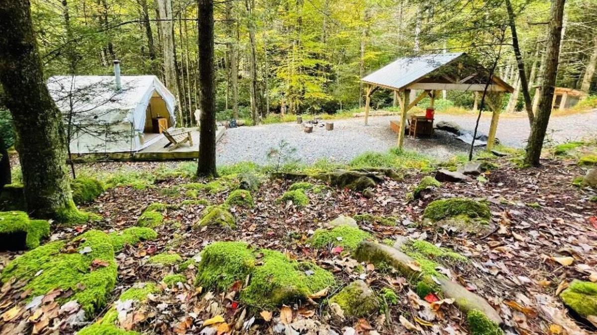 Jim Thorpe RV Rental | Tentrr Signature Site - A Creek Runs Through It
