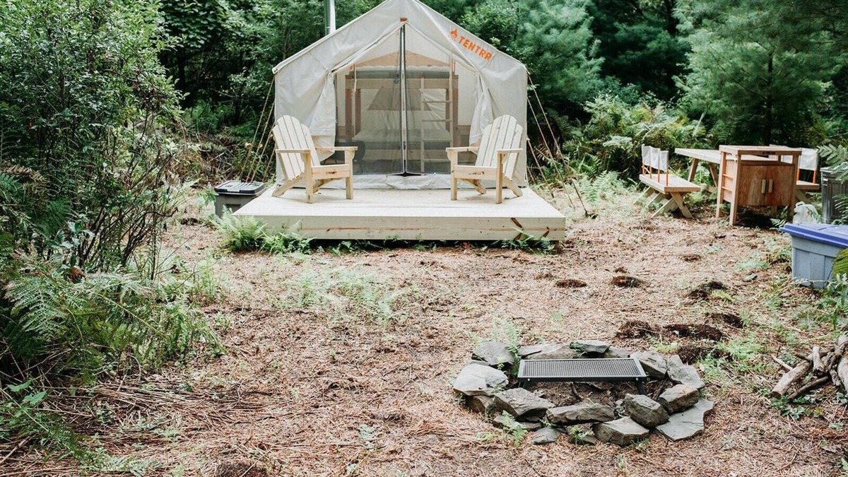 Kerhonkson RV Rental | Tentrr Signature Site - Sundown for swimming, hiking, and a peaceful, easy feeli