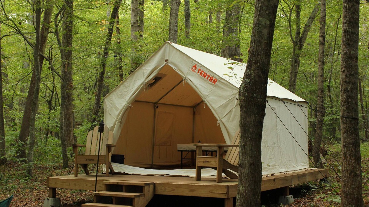 Pittsville RV Rental | Tentrr Signature Site - The Babbling Brook