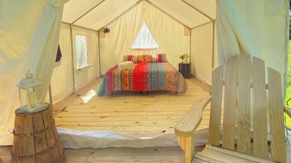 Saugerties RV Rental | Tentrr Signature Site - Chestnut Hill Farm Stay - C1