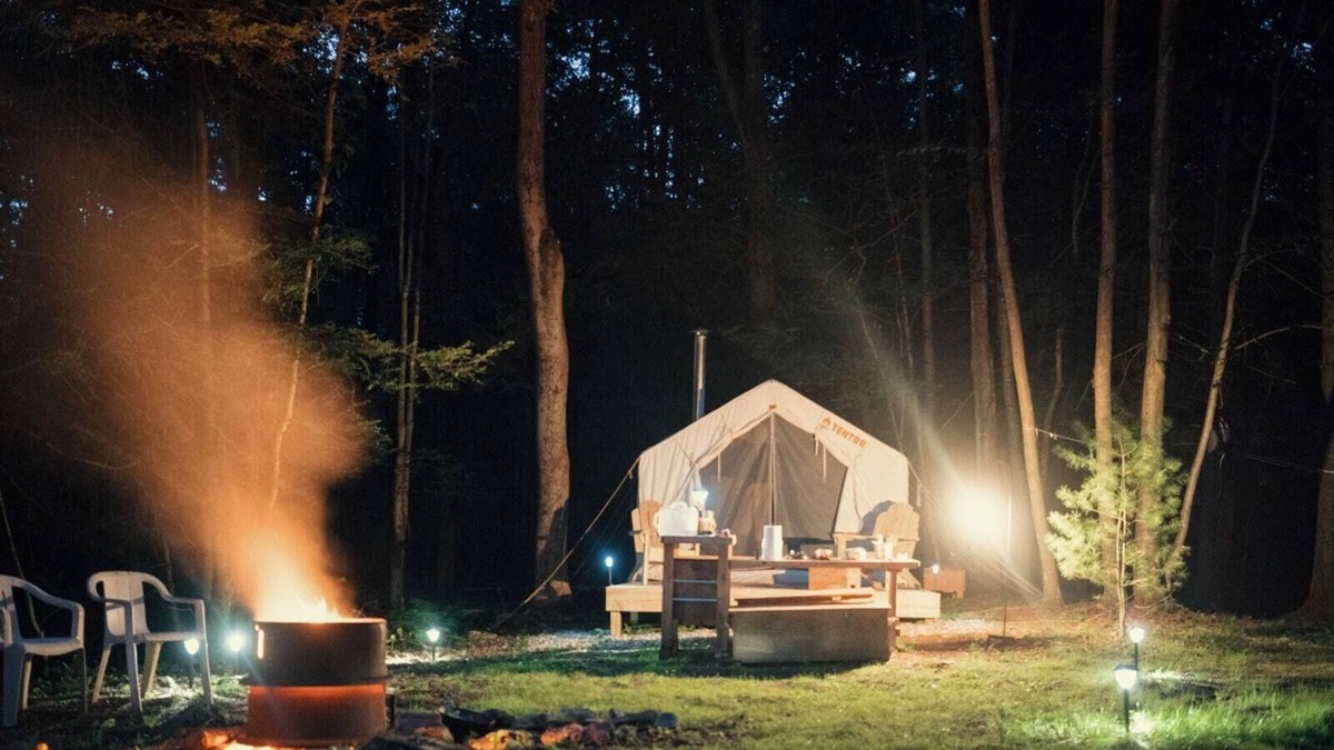Tower City RV Rental | Tentrr Signature Site - GoldMine Hideaway