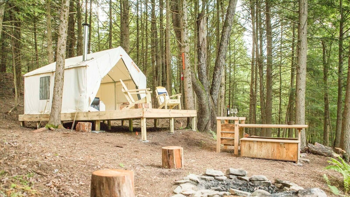 Swan Lake RV Rental | Tentrr Signature Site - Hemlock Ridge