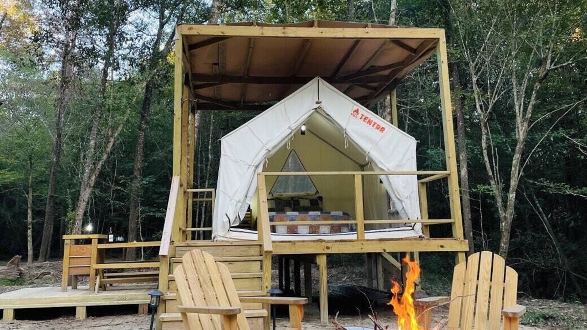 Silsbee RV Rental | Tentrr Signature Site - Piney Woods Outpost