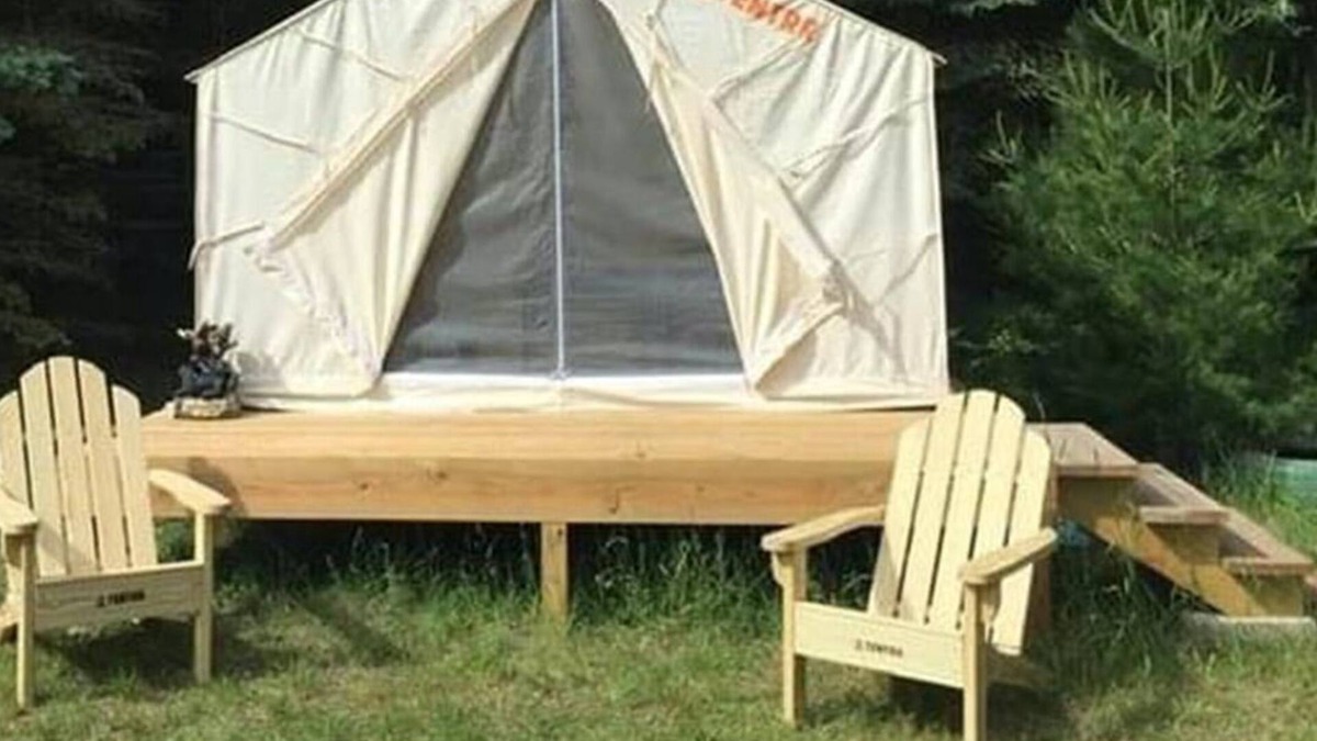 Grawn RV Rental | Tentrr Signature Site - Pine Meadows - Coleman Cooking Site