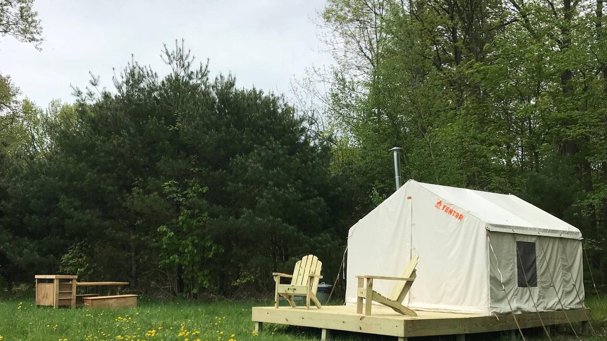 North Conway RV Rental | Tentrr Signature Site - River's Edge Mountain Valley