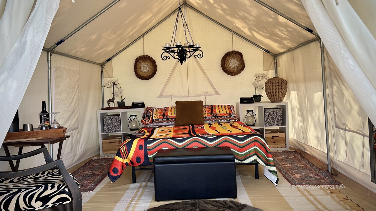 Lincoln County RV Rental | Tentrr Signature Site - The Three Oaks Campsite